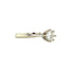 White gold solitaire ring with diamond 18 kt