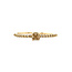 Golden ring with diamond 14 kt