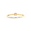 Golden ring with diamond 14 kt