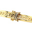 Gold bangle meander 14 crt