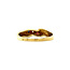 Gouden ring met Robijn, diamant en saffier 14 krt