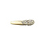 Witgouden ring met diamant 14 krt