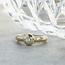 Gouden solitair ring met diamant 14 karaat