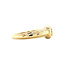 14 kt gold solitaire ring with diamond