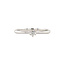 White gold solitaire ring with diamond 14 kt* new