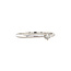 White gold solitaire ring with diamond 14 kt* new