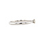 White gold solitaire ring with diamond 14 kt* new