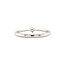 White gold solitaire ring with diamond 14 kt* new