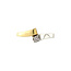 Gold ring with diamond 14 crt