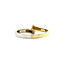 Goldener Ring mit Diamant 14 kt