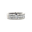White gold ring with diamond 14 karat