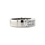 Witgouden ring met diamant 14 krt