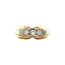 Goldener Ring mit Diamant 14 kt