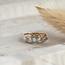 Goldener Ring mit Diamant 14 kt