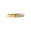 Gouden alliance ring met diamant 14 krt* nieuw