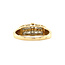 Gouden trap ring met diamant 14 krt