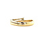 Gouden ring met diamant 14 krt