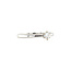 White gold solitaire ring with diamond 14 kt* new