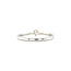 White gold solitaire ring with diamond 14 crt* new