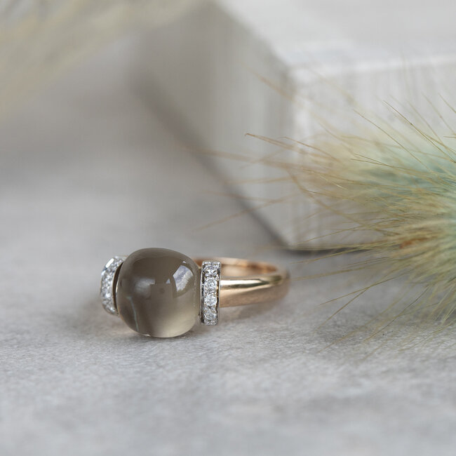 Rosegouden Bigli mini sweety ring 18 krt