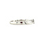 White gold solitaire ring with diamond 14 kt