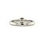 White gold solitaire ring with diamond 14 kt* new