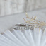 Memoirenring aus Weißgold mit Diamant 14 kt* neu