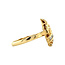 Gouden ring met diamant 14 krt