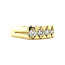 Gouden heren ring met diamant 14 karaat
