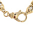 Gouden koningscollier 63 cm 14 karaat