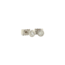 Weißgoldene Solitär-Ohrstecker mit Diamant 18 kt* neu