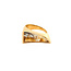 Roségoldener Ring mit Turmalin-Quarz 18 kt* neu