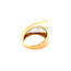 Roségoldener Ring mit Turmalin-Quarz 18 kt* neu