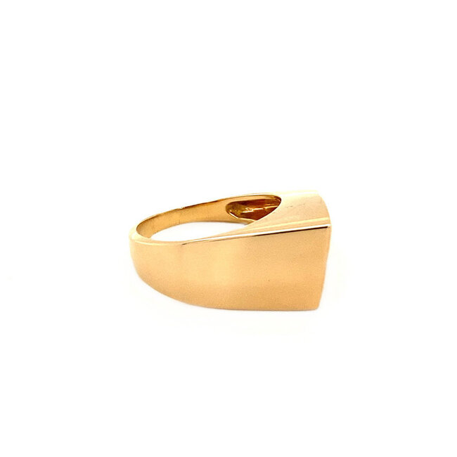 Roségoldener Ring mit Turmalin-Quarz 18 kt* neu