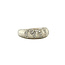 White gold ring with diamond 14 kt
