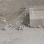 Weißgoldene Ohrstecker mit Diamant 14 kt* neu