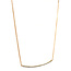 Rose gold choker with diamond from Gassan 14 kt