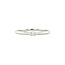 White gold solitaire ring with diamond 14 crt* new