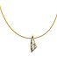 Roségoldener Anhänger mit Turmalin-Quarz 18 kt* neu