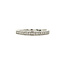 White gold row ring with diamond 14 crt * new