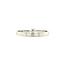 White-gold solitaire ring with diamond 14 kt* new