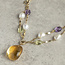 Goldkette mit Edelsteinen von Elaine Firenze 14 kt