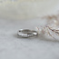 Witgouden ring met diamant 14 krt