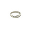 Witgouden ring met diamant 14 krt