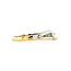 Gouden ring met parel en diamant 14 krt