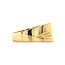 Gouden heren ring met diamant 18 krt