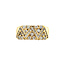 Gold ring with zirconia 18 crt