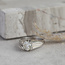 White gold ring with diamond 14 kt
