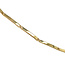 Gold choker with diamond and ruby 41 cm 18 crt