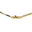Gouden choker met diamant en robijn 41 cm 18 krt